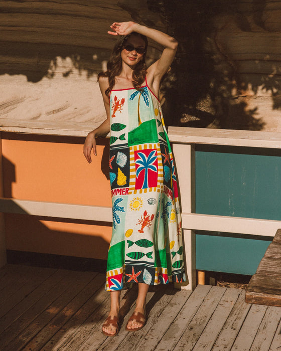 Soleil Summer Midi Dress
