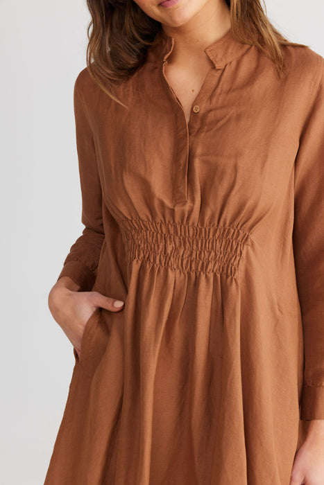 Cruz Dress - Terracotta